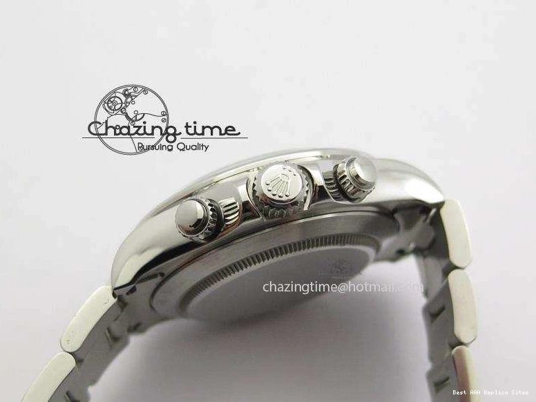 AAA Replica Watches Blue On Bracelet 116520 A SS Daytona Edition JF Dial 3944 Best QuickDry 1227